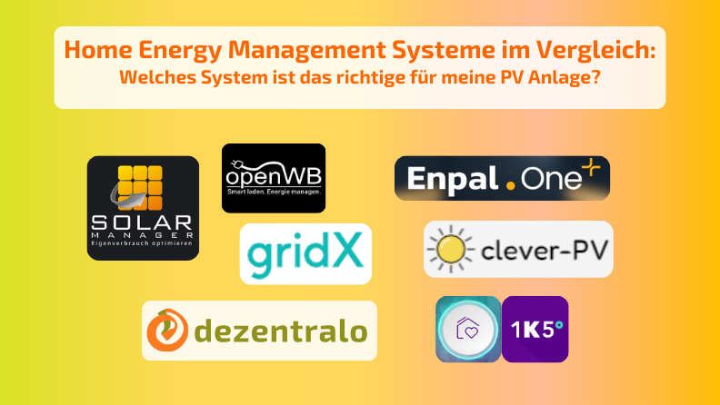 Home Energy Management Systeme im Vergleich: Welches System ist das richtige für meine PV Anlage? - dezentralo